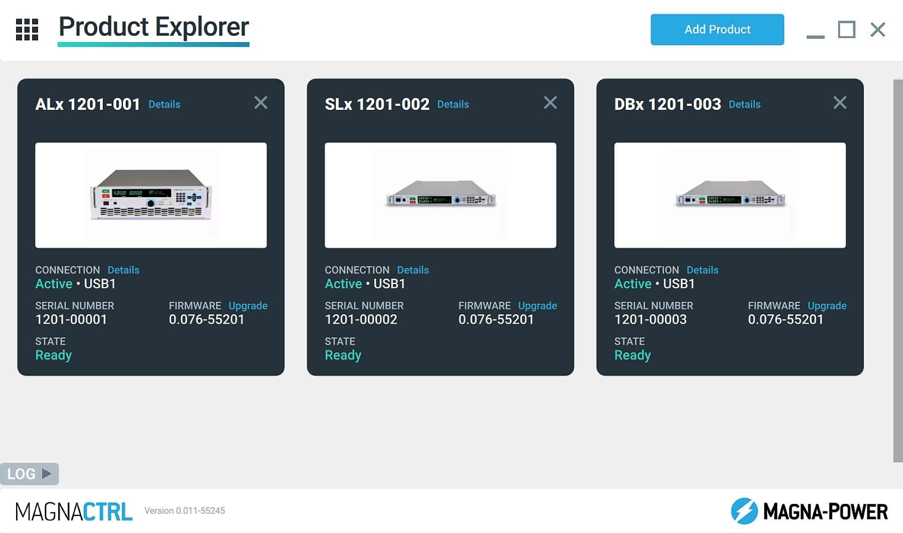 New MagnaCTRL version with 3 different product series all operating side-by-side