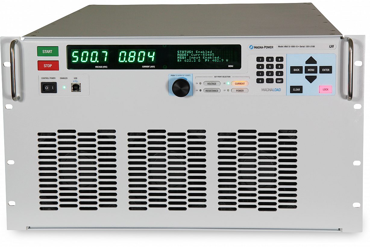 Arx Series Active Resistance Programmable Dc Electronic Load Air Cooled Magna Power