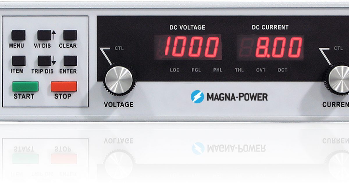 XR 시리즈 - 2U 고전압 전원 공급 장치 (최대 10kV) | Magna-Power
